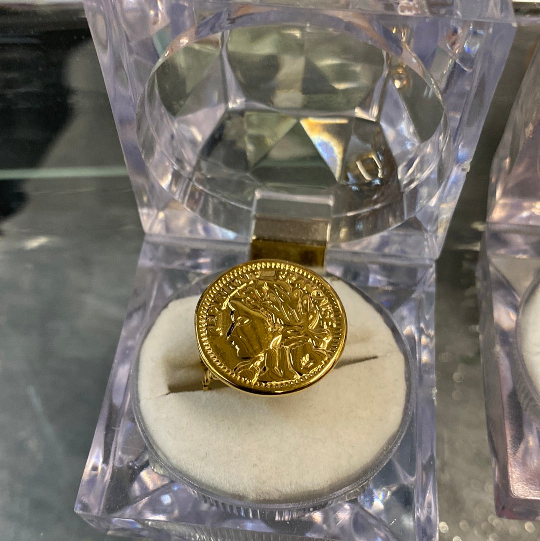 Bague pièce